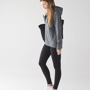 Lululemon Split Pullover Heathered Speckled Black / Black